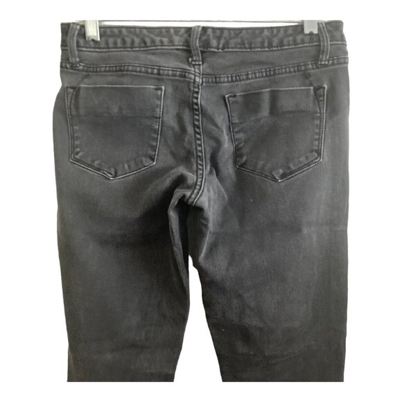 Mossimo Jeans Womens Size 2 Black Denim Jeggings  Stretch - Picture 4 of 8